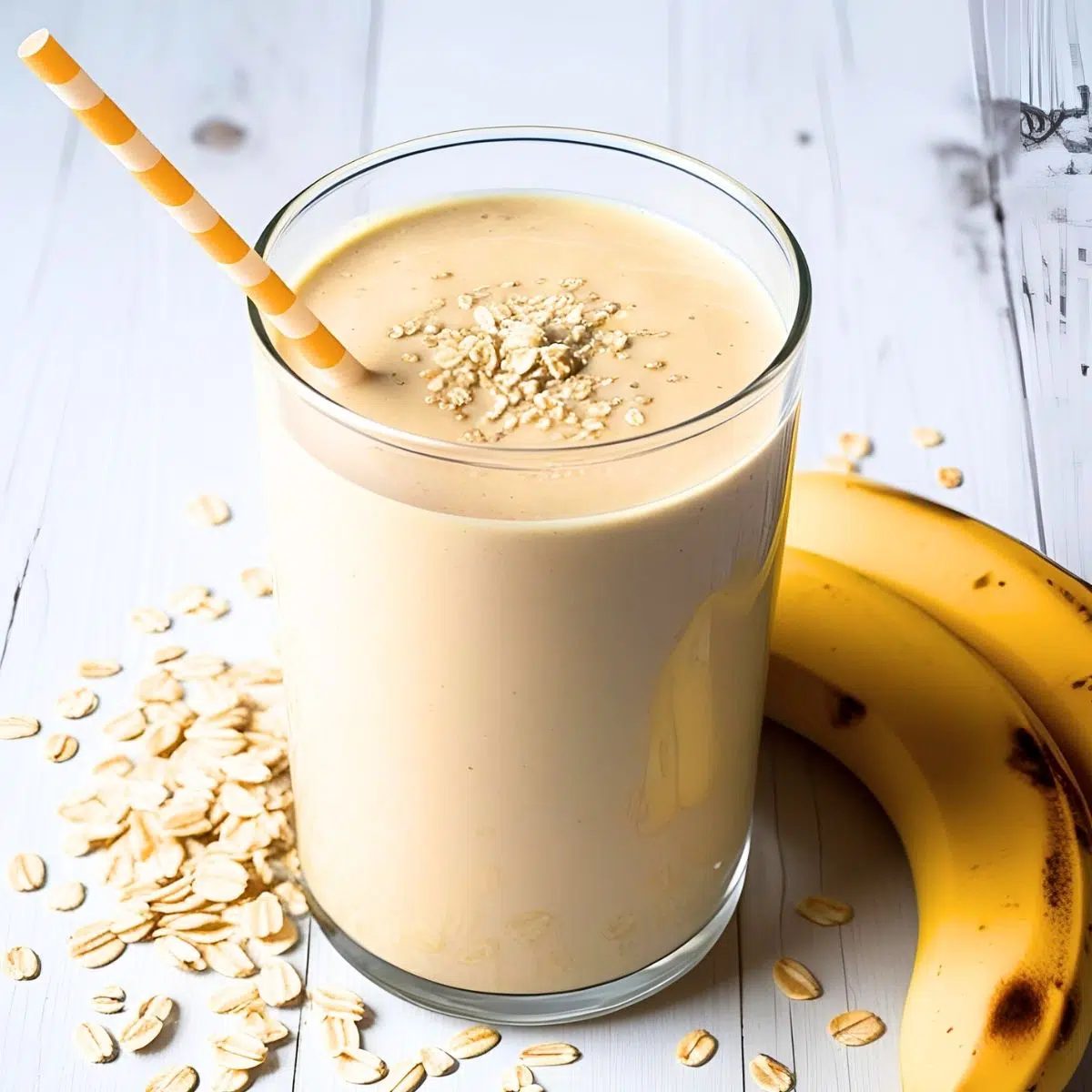 2 Ingredient Banana Oat Smoothie (V, GF)