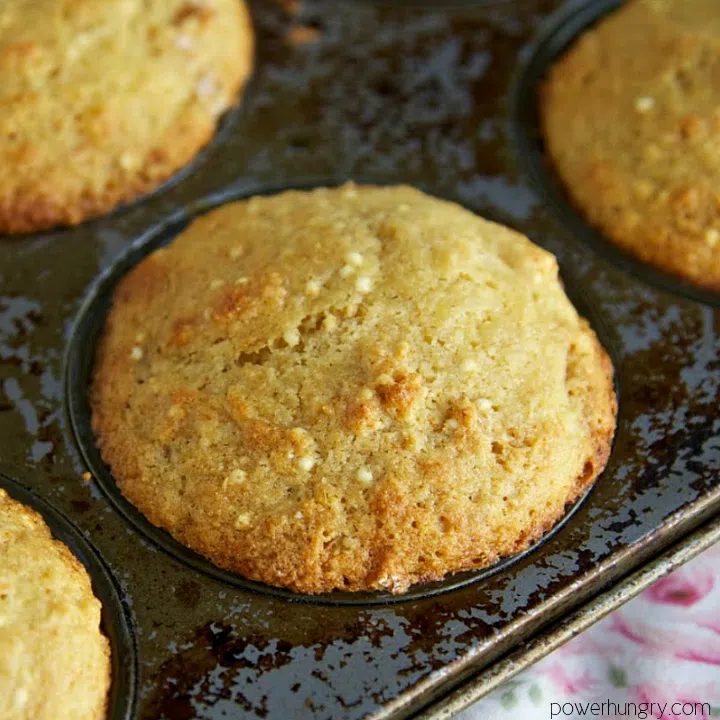 Vegan Toasted Millet Banana Muffins (GF)