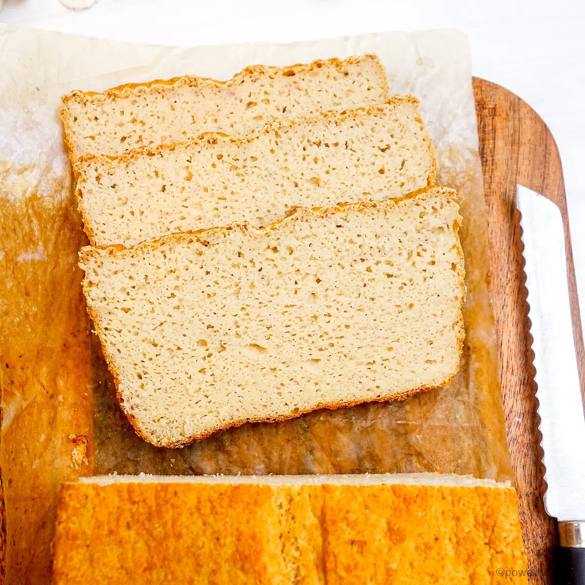 millet protein bread on a cutting board
