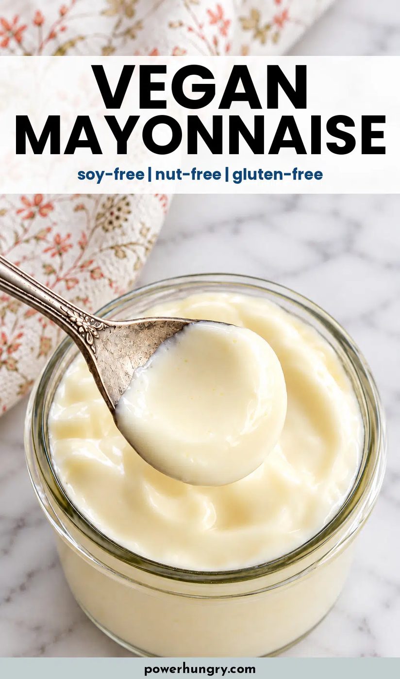 vegan mayonnaise without soy or nuts pinterest pin