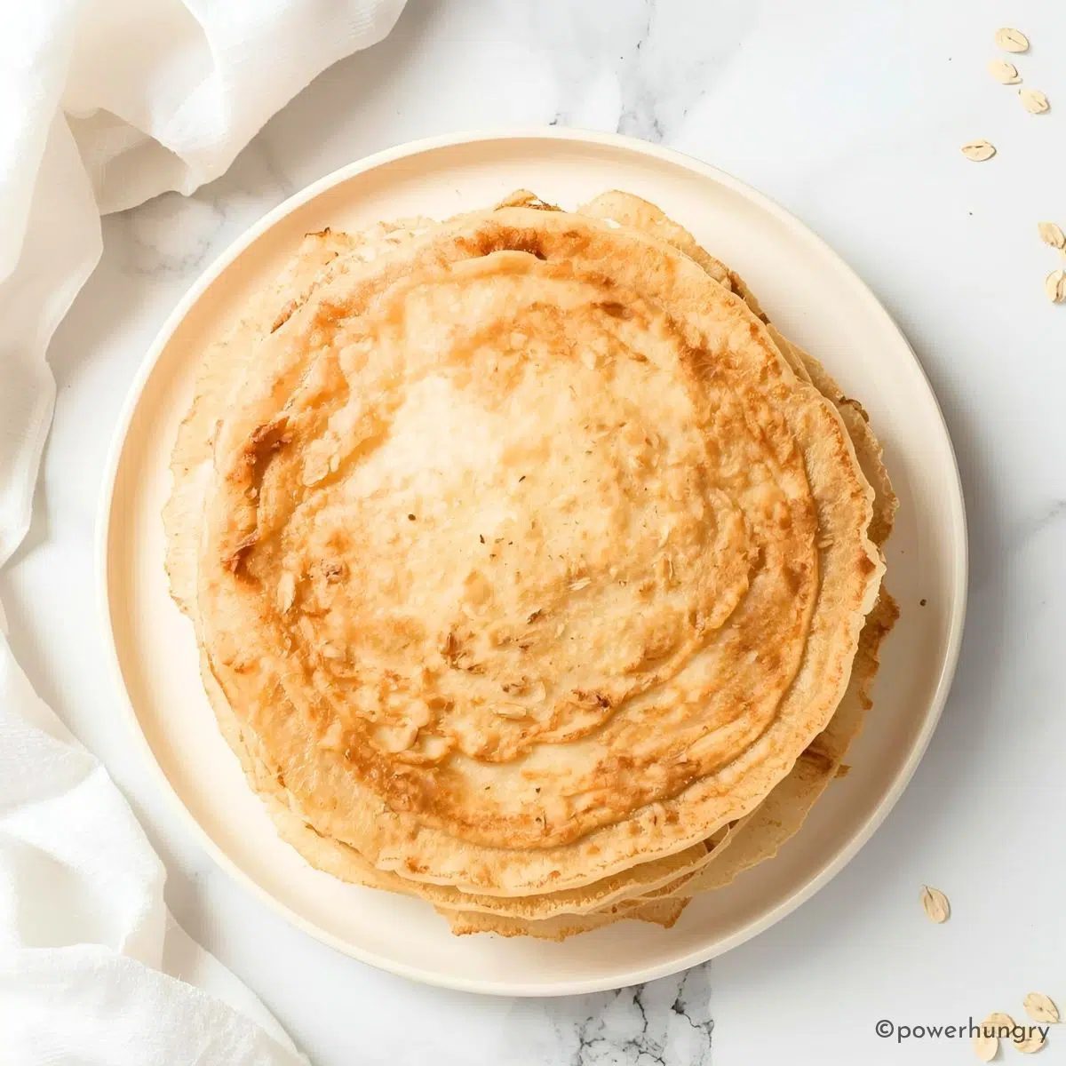 Vegan Oat Crepes (3 Ingredients)