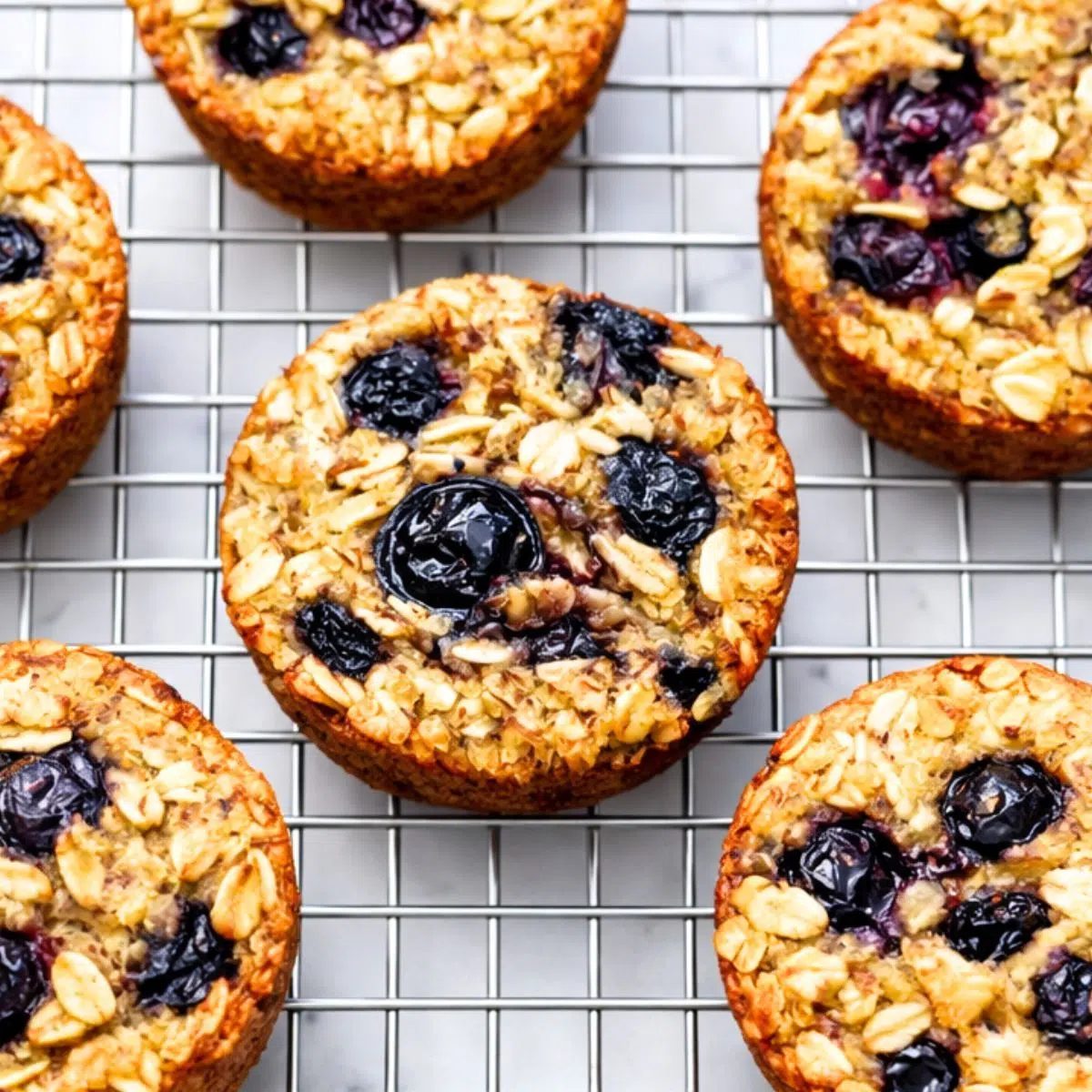 Blueberry Quinoa Breakfast Cookies (Oil-Free,V, GF)