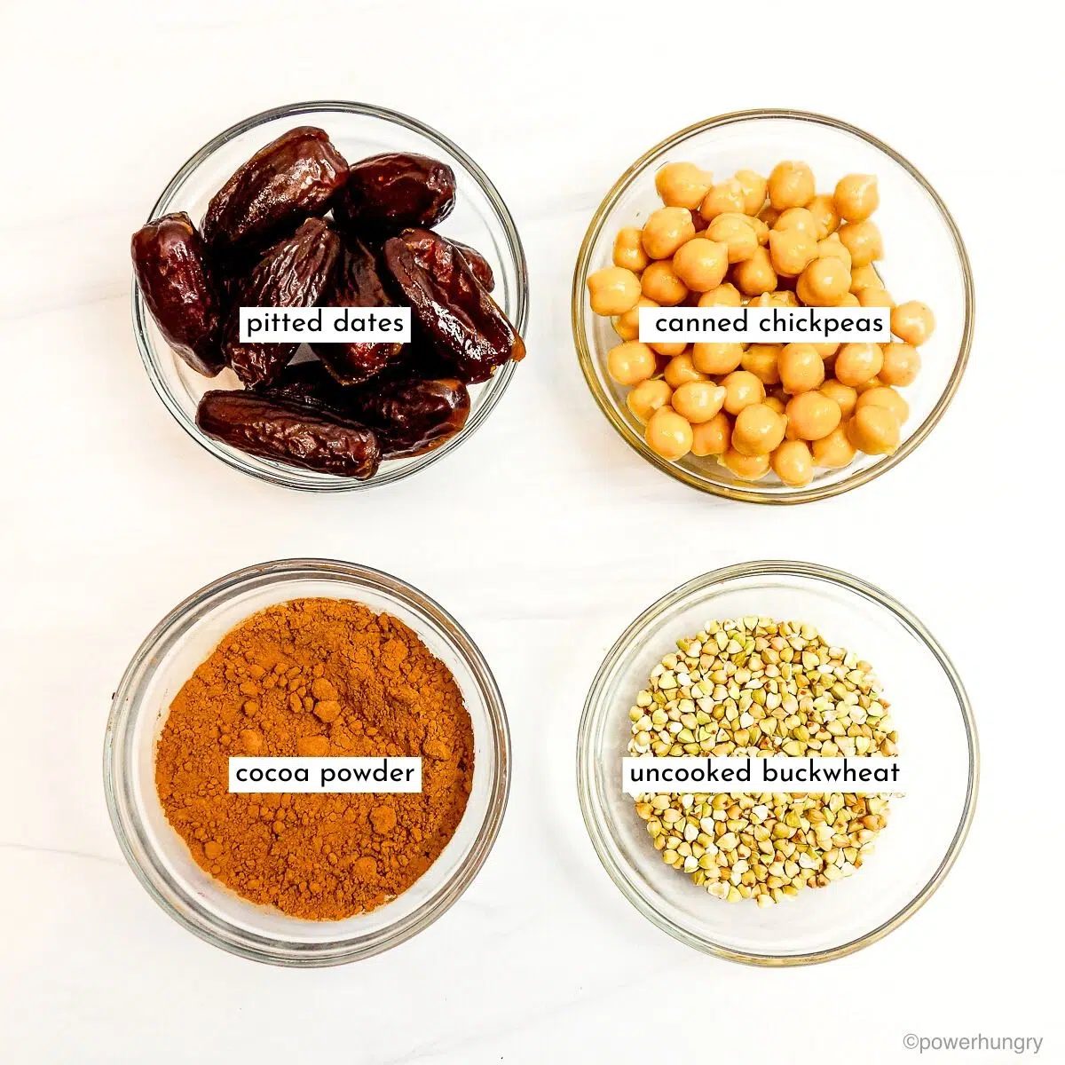 ingredients for chocolate pudding