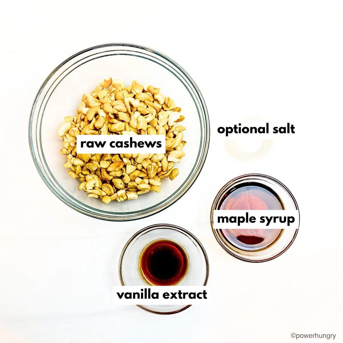 cashew whipped cream ingredients