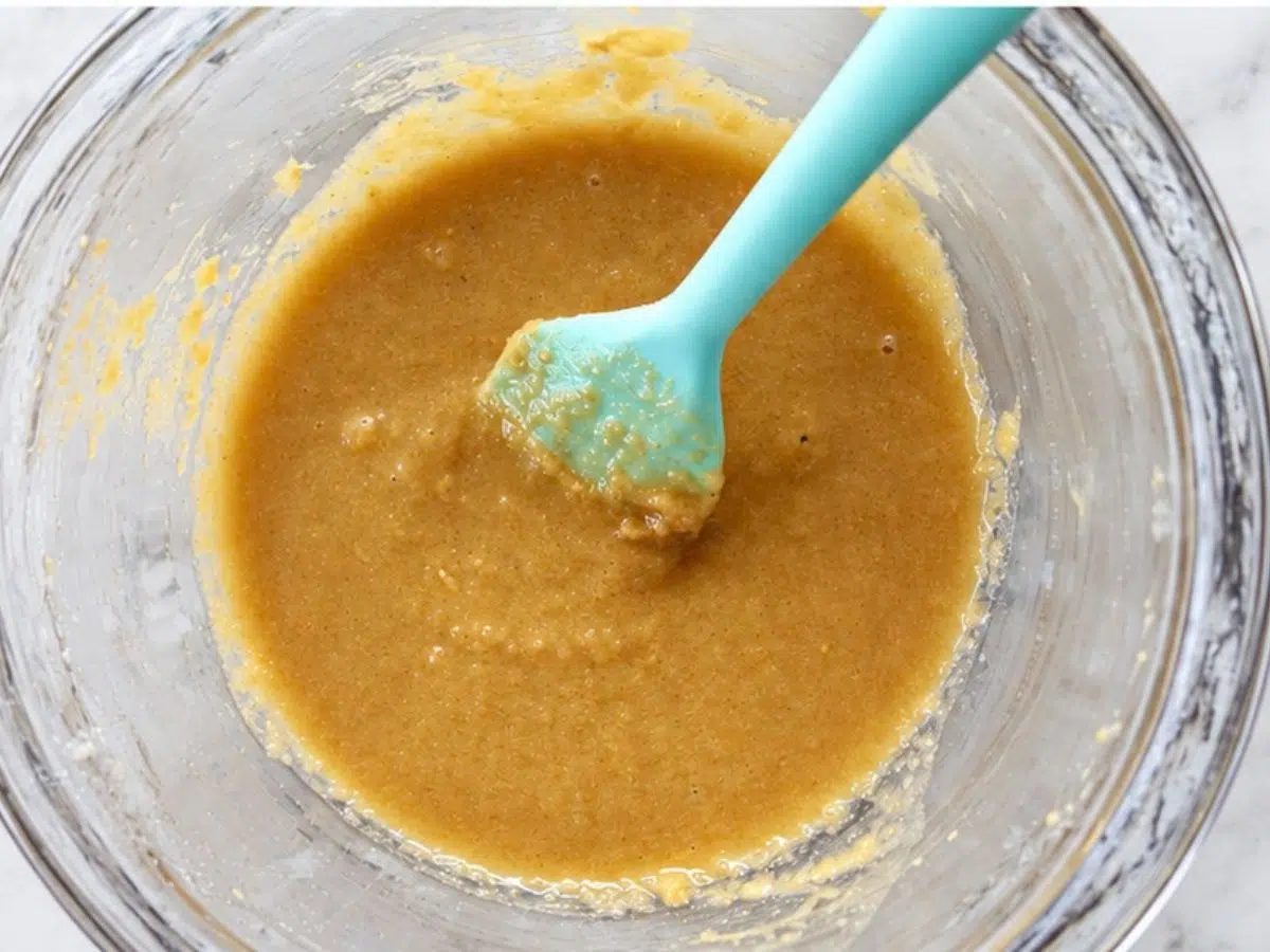 cassava flour cookies were ingredients in bowl