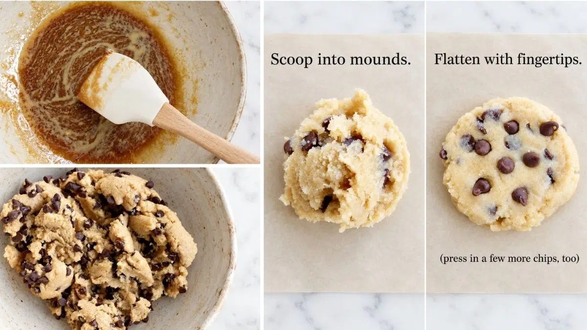 cassava flour cookies preparation