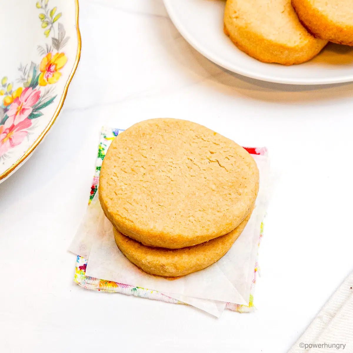 Cassava Flour Shortbread Cookies (Vegan, Grain-Free)