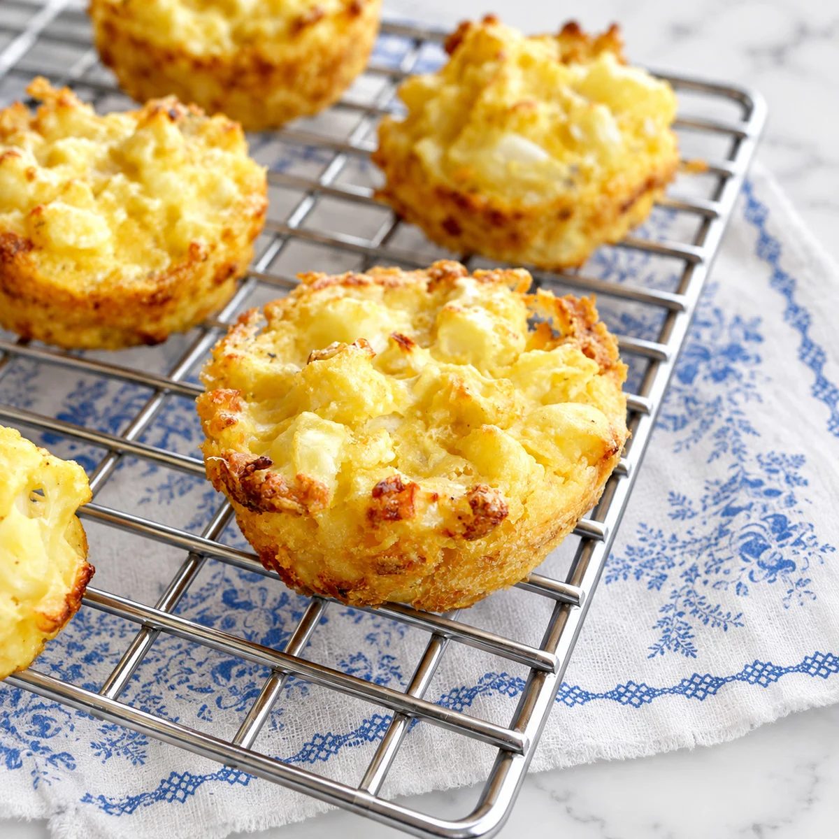 Vegan Cauliflower Cheese Bites