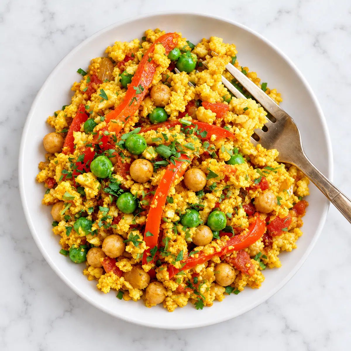 Cauliflower and Bean Paella