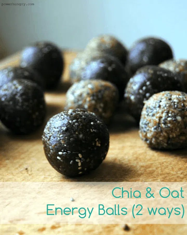 Chia & Oat Energy Balls (2 Ways)