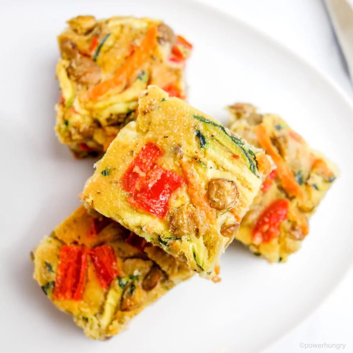 Vegan Lentil Frittata Bars (Oil-Free)