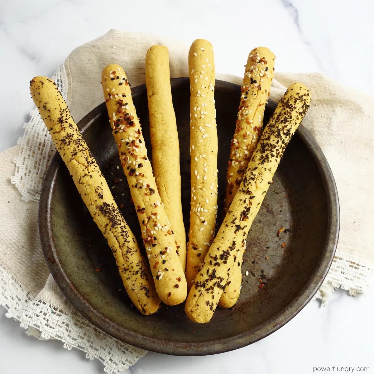 Vegan Chickpea Flour Breadsticks (Grain-free)