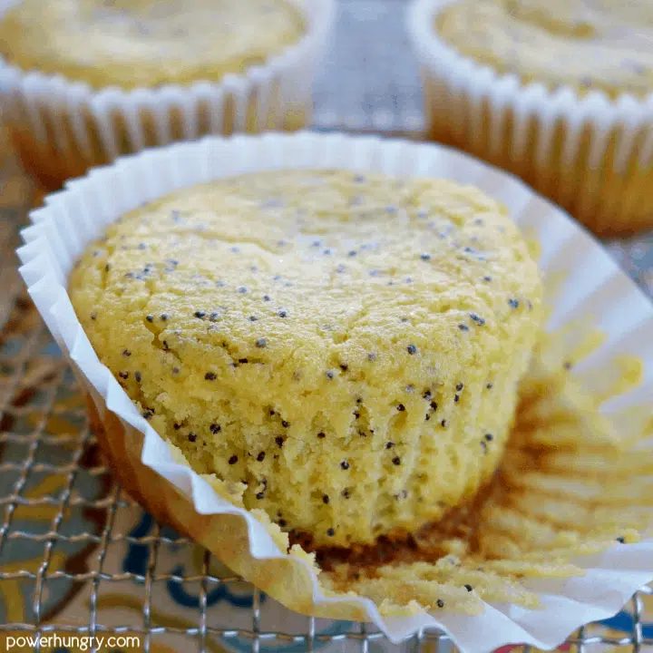 Grain-Free Vegan Lemon Poppy Seed Muffins