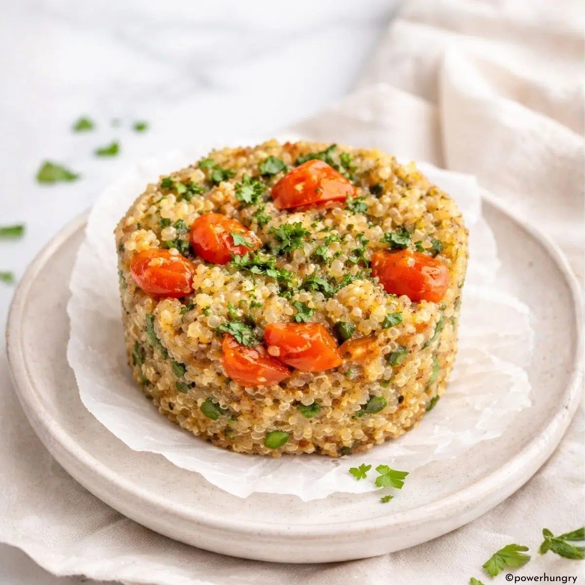 Savory Chickpea Flour Quinoa Muffins (Vegan, High Protein, Gluten-Free)