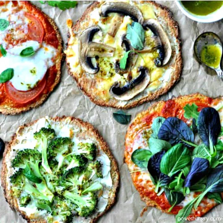 Parsnip Chickpea Flour Pizza Crust (3 ingredients, Vegan, GF)