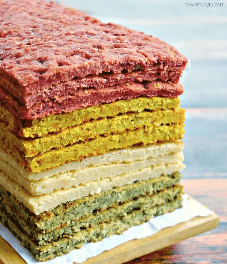 Chickpea Flour Vegetable Flatbread (Vegan, 3 Ingredients)