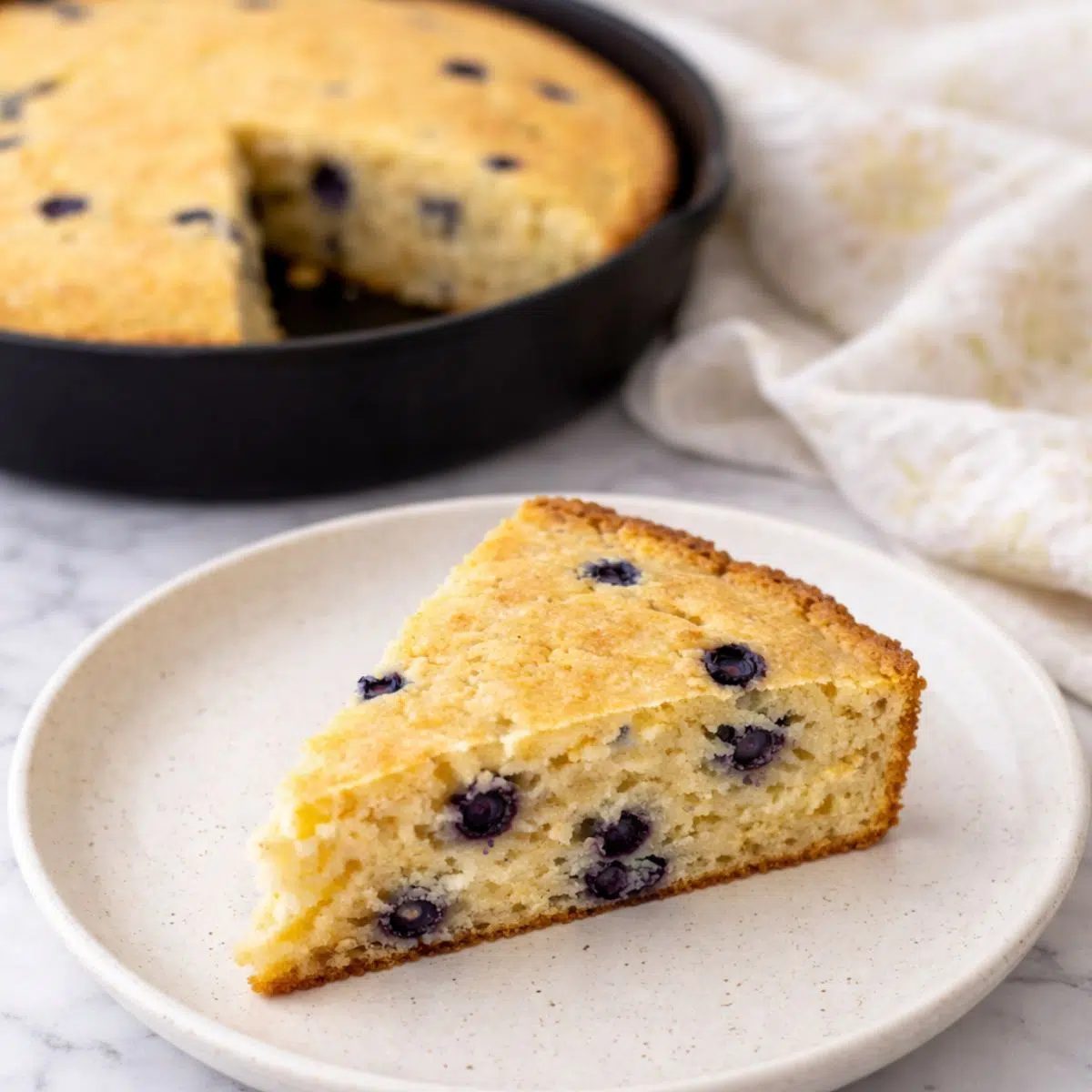 Blueberry Chickpea Flour Bread (Vegan, Grain-Free & High Protein)