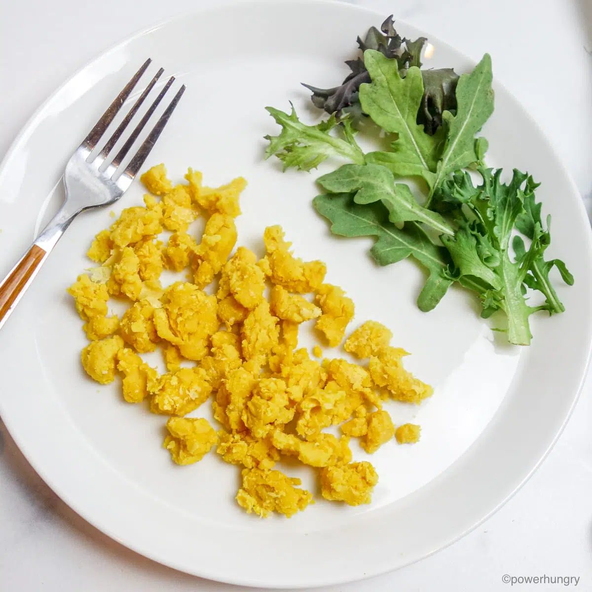 Straightforward 1-Ingredient Vegan Scramble (Oil-Free, Soy-Free)