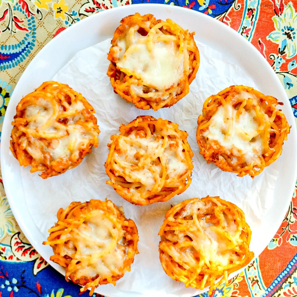 High Protein Baked Spaghetti Minis (Vegan, GF, Oil-Free)