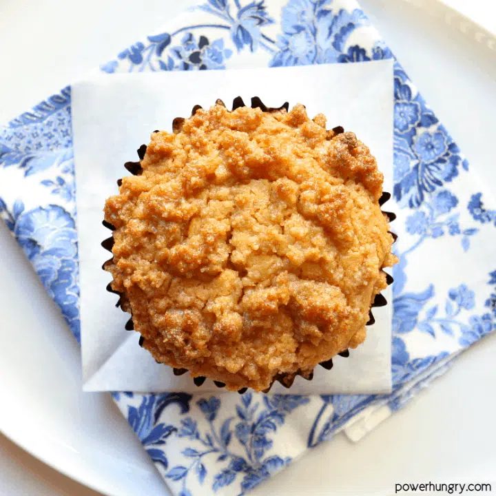 Vegan Crumb Coffee Cake Muffins (Gluten-Free, Grain-Free)