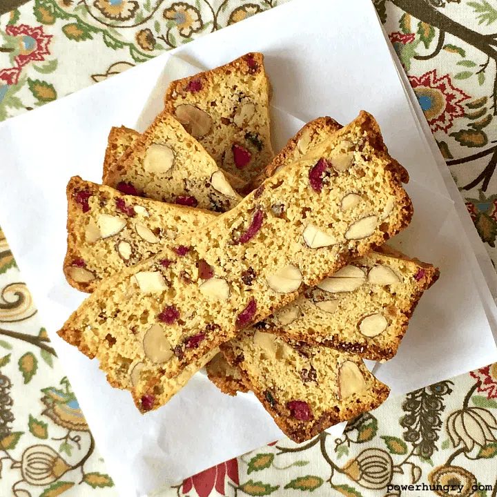 Chickpea Flour Biscotti Thins (Vegan, GF, Oil-Free Option)