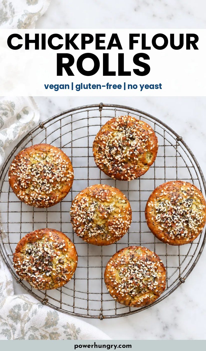 chickpea flour rolls pinterest pin
