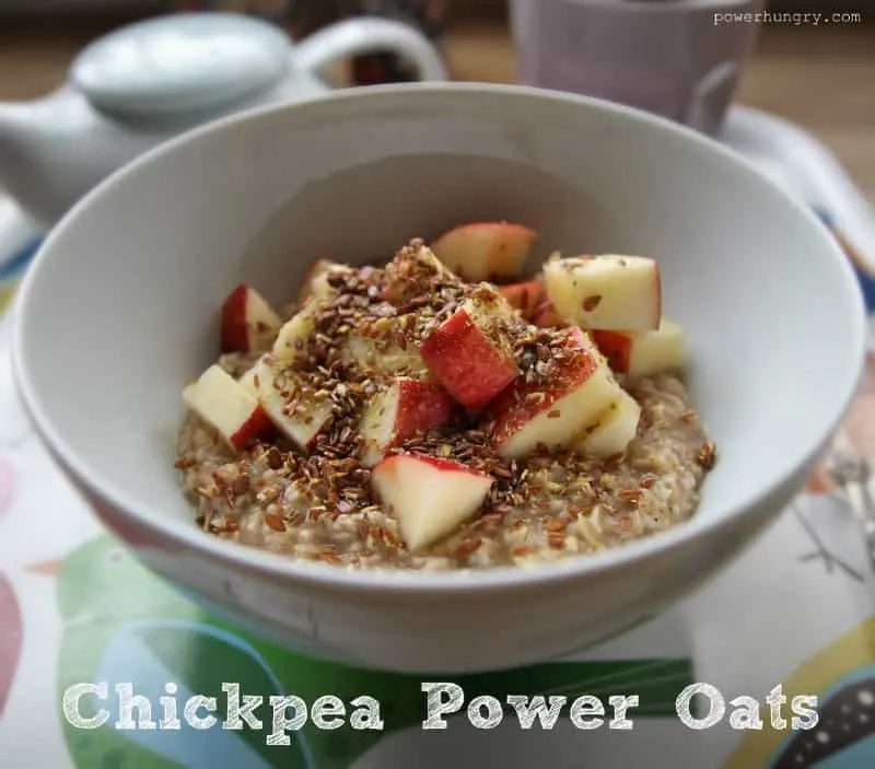 chickpea power oats