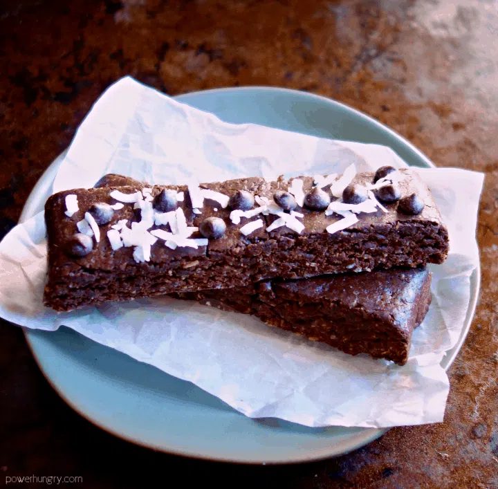 Vegan Chocolate Coconut Protein Bars (5 ingredients)
