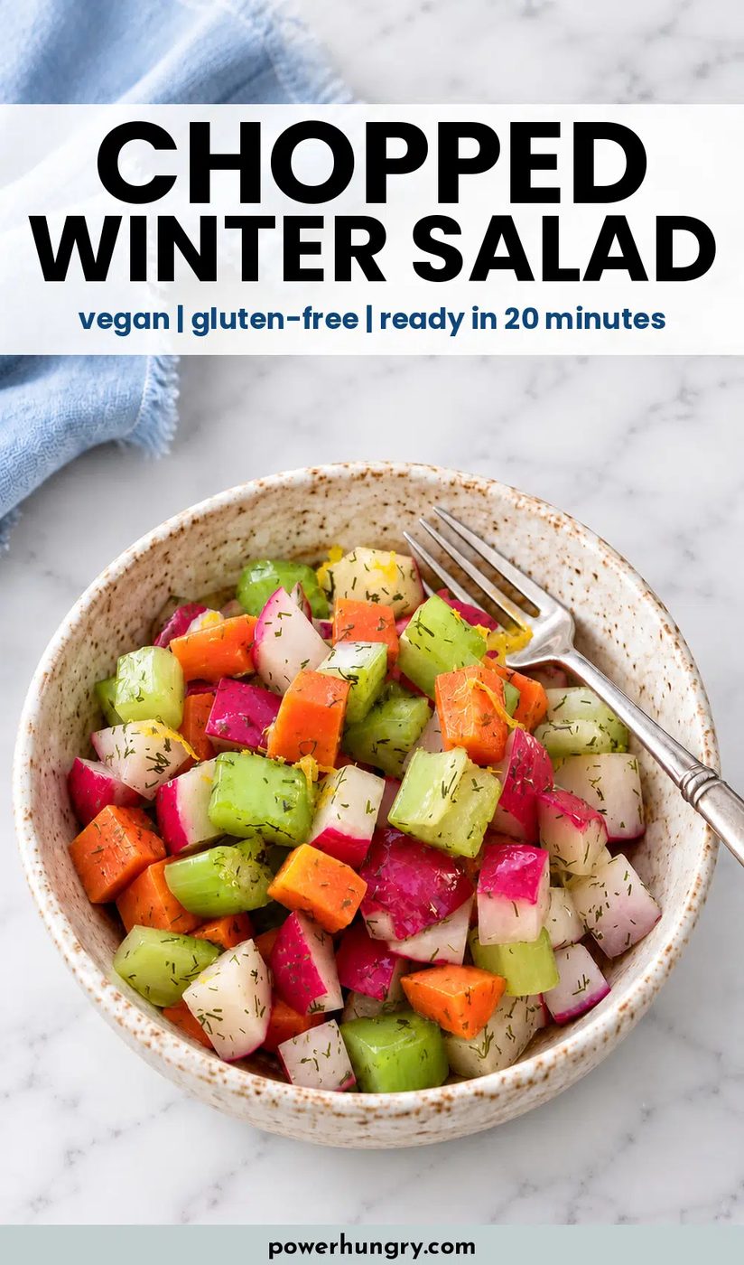 chopped winter salad pinterest pin