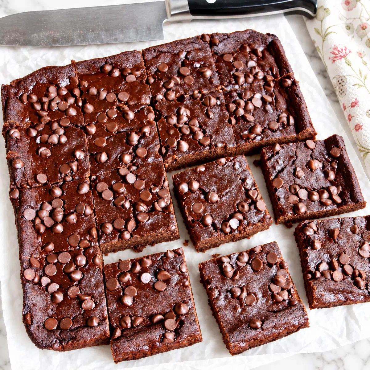 Low Calorie Vegan Brownies