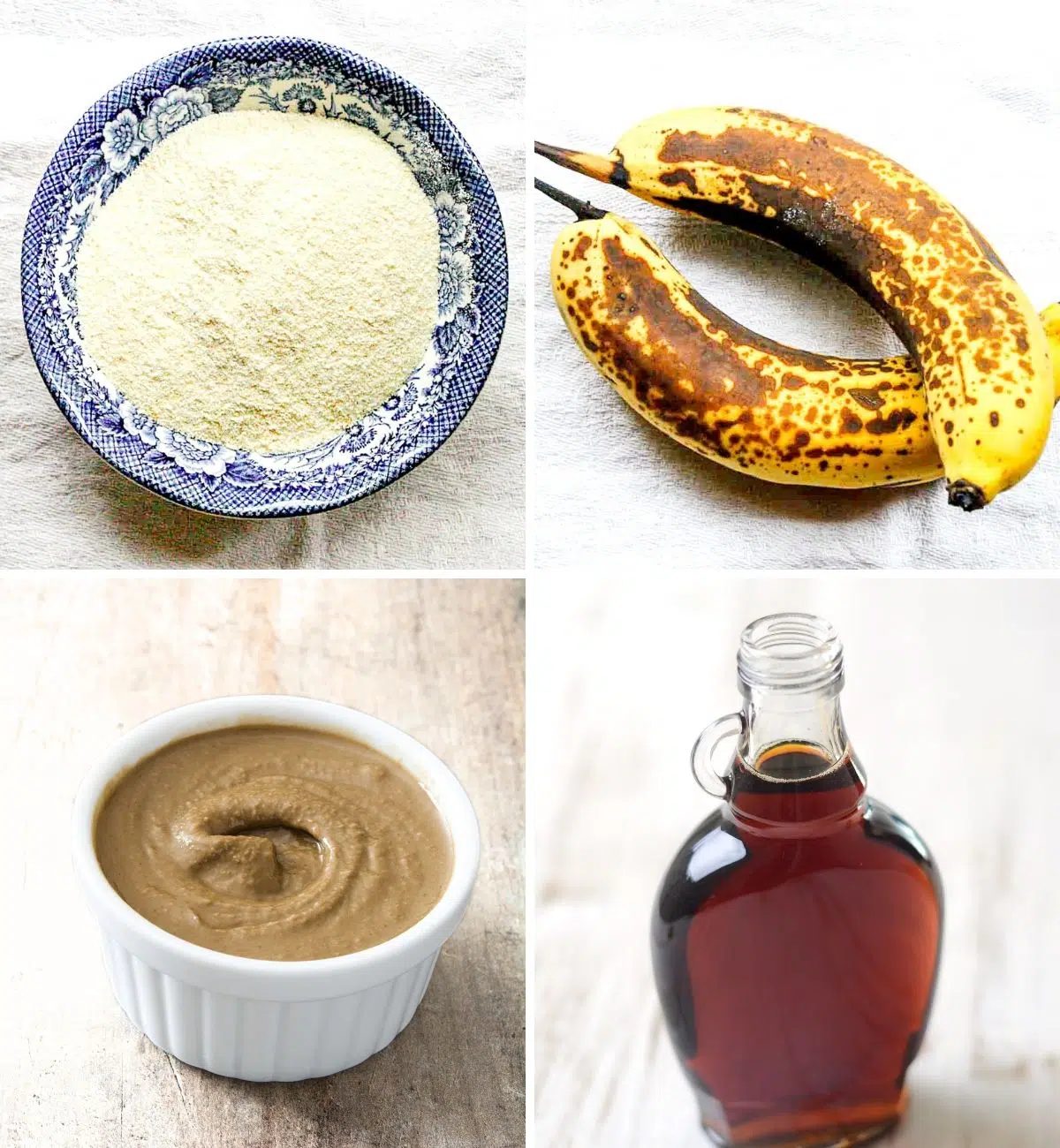ingredients for coconut flour blondies