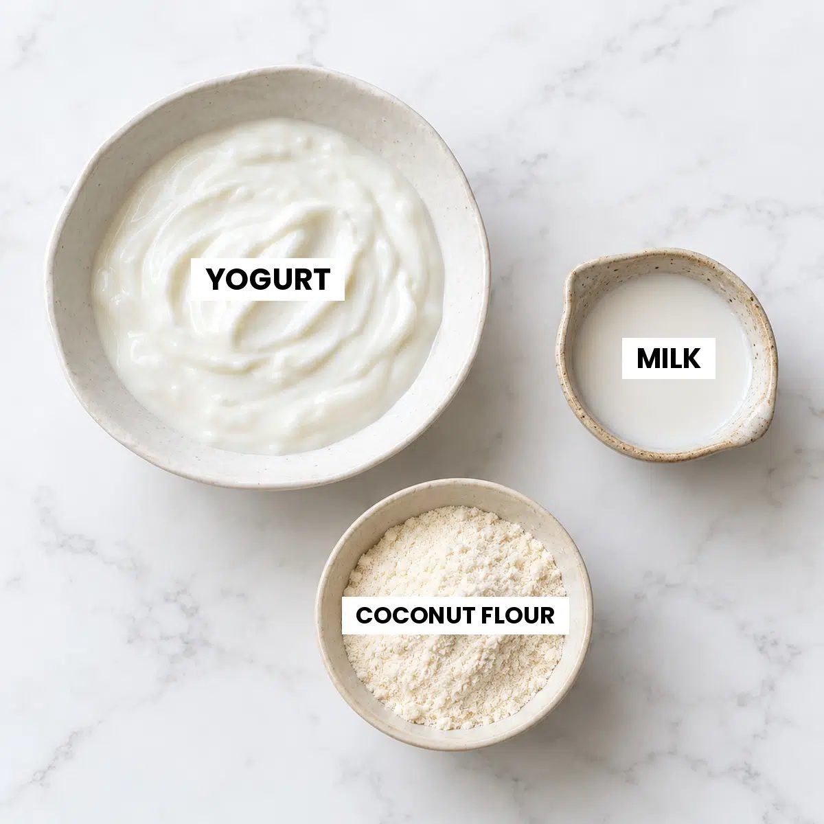 ingredients for coconut flour hunger buster