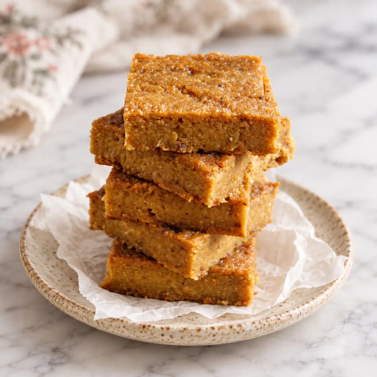 Vegan Pumpkin Pie Bars (Gluten-Free)