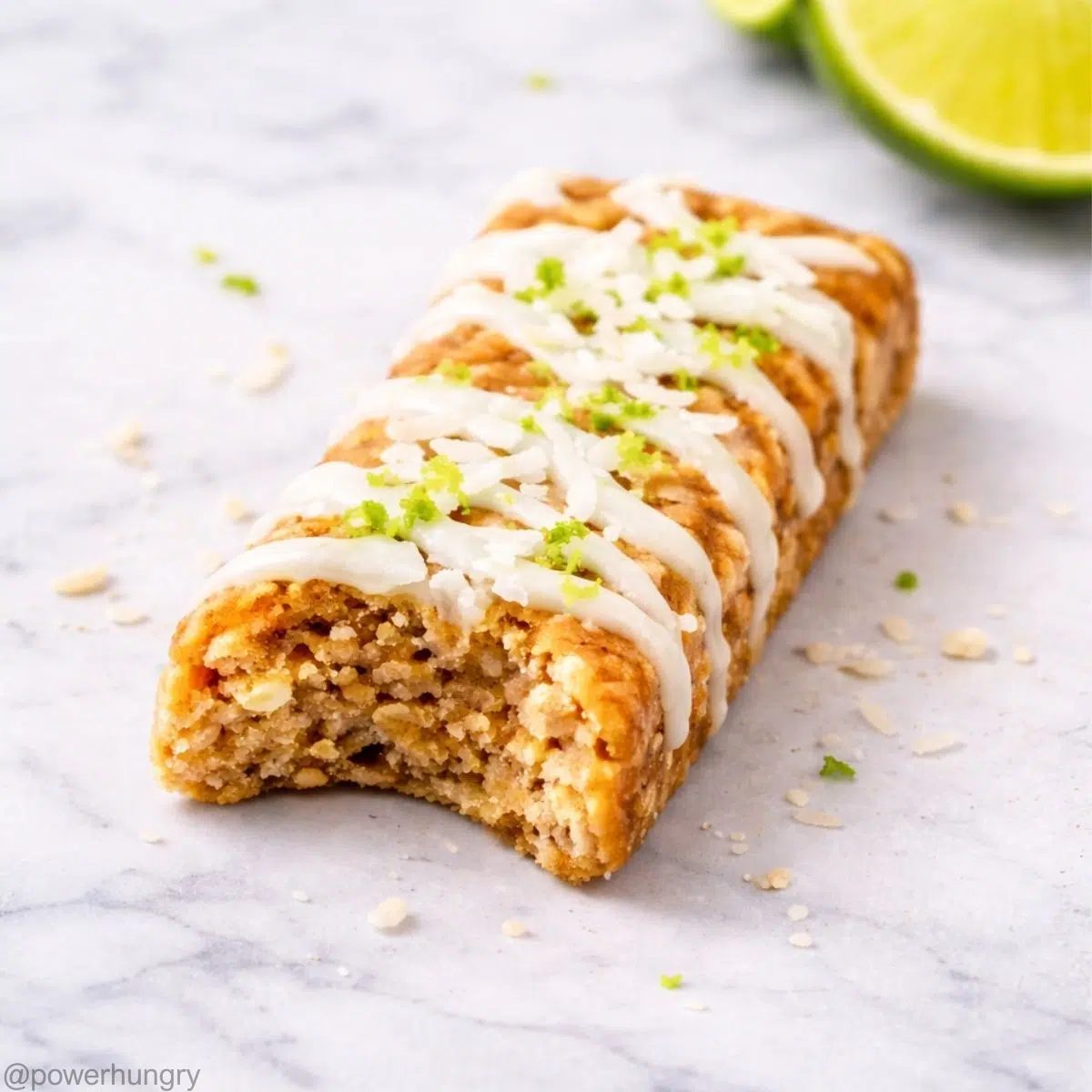 Coconut Lime Protein Bars (14g Protein)