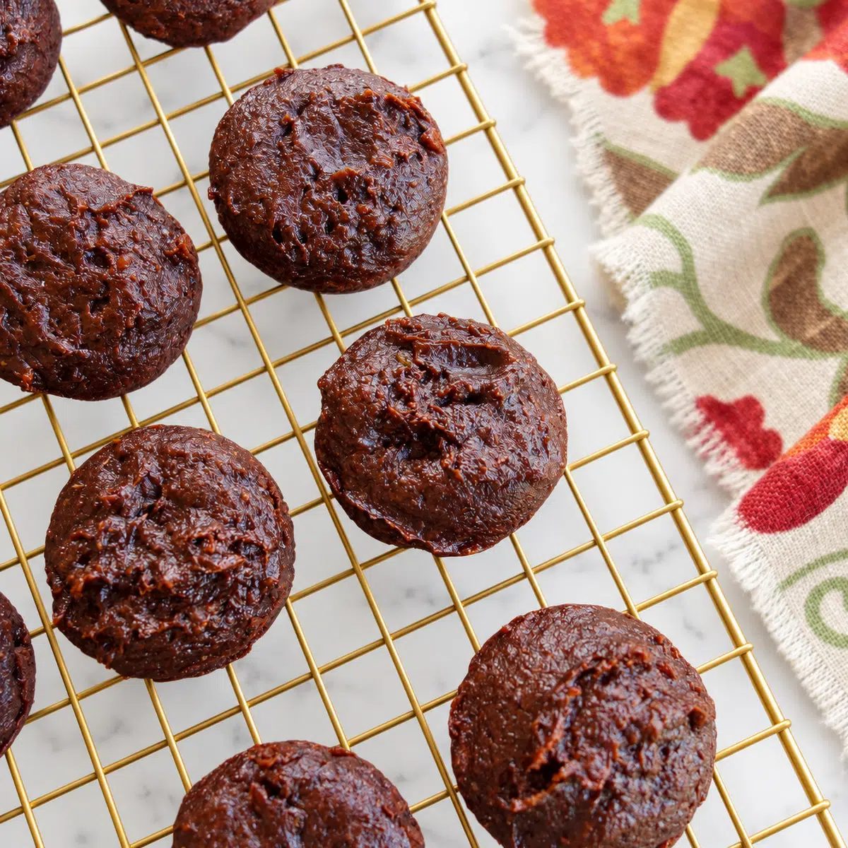 date brownies overhead image