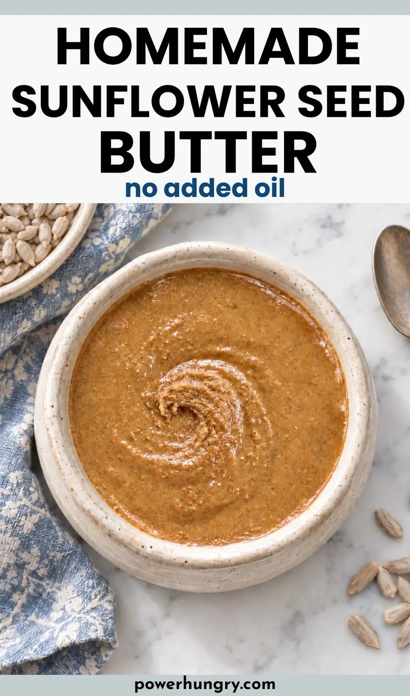 sunflower seed butter pinterest pin