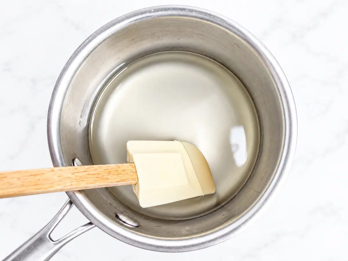 cooking the agar agar for pumpkin seed tofu