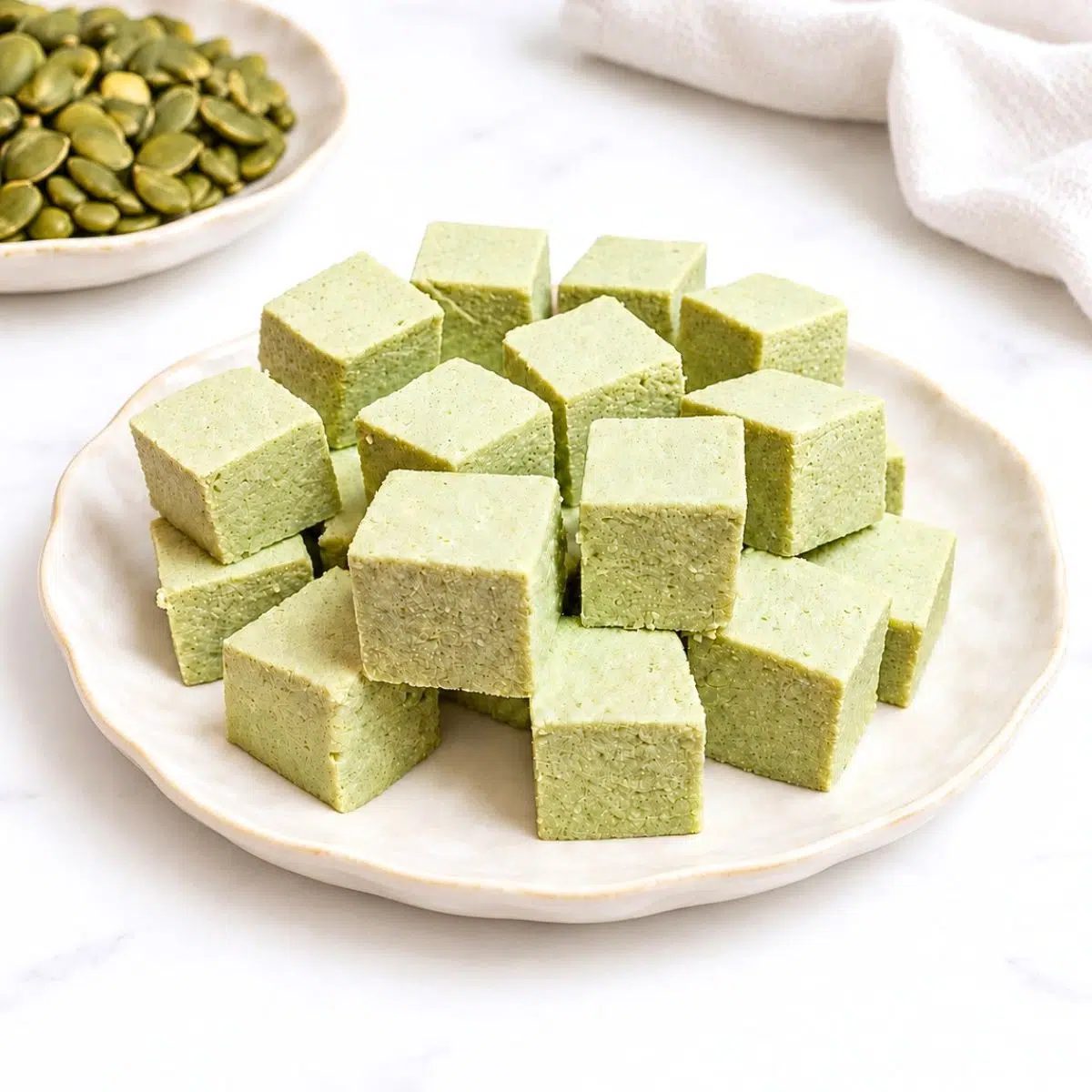 Pumpkin Seed Tofu (2 Ingredients)