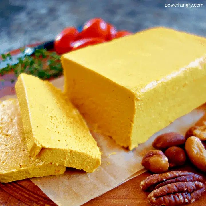 Vegan Cashew Cheddar Cheese (Oil-free)