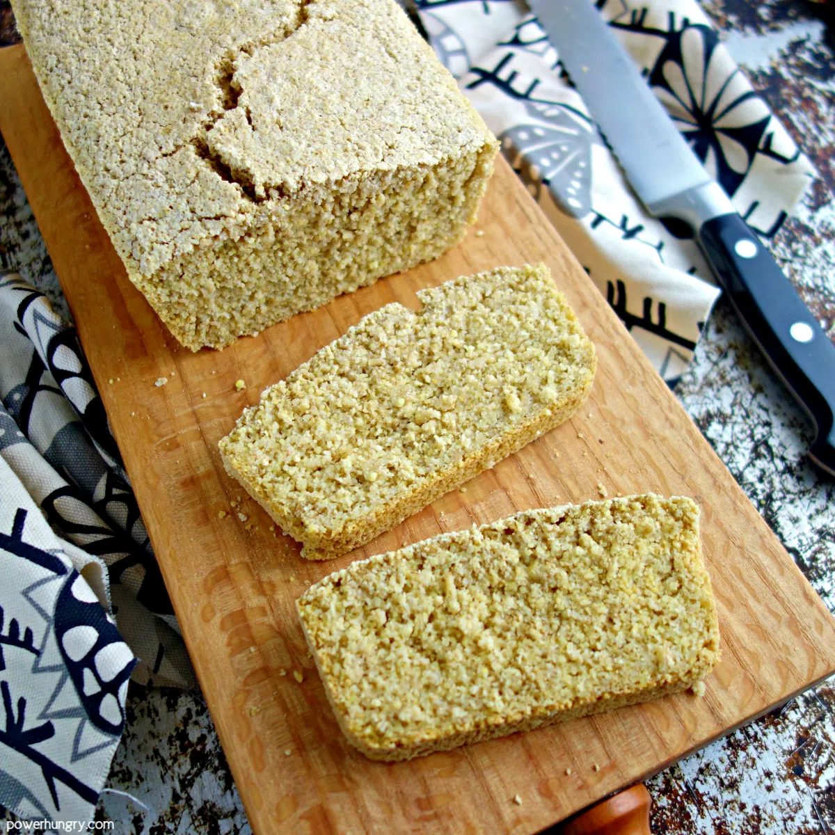 Flourless Millet Oat Bread (Vegan, Oil-free, GF)