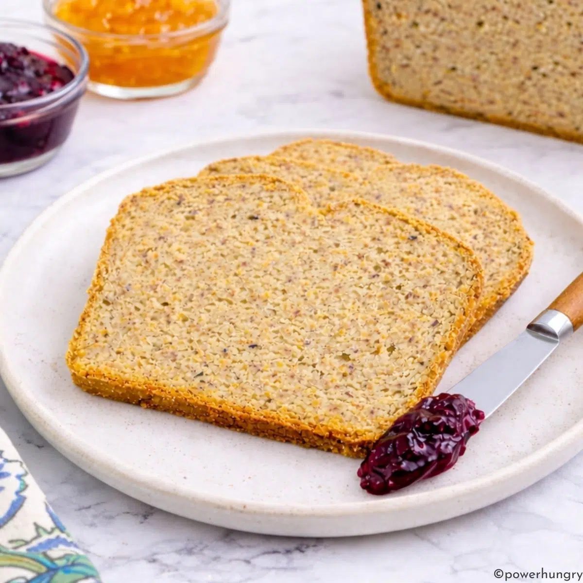 High Protein Millet Bread (Vegan, Gluten-Free, Oil-Free)