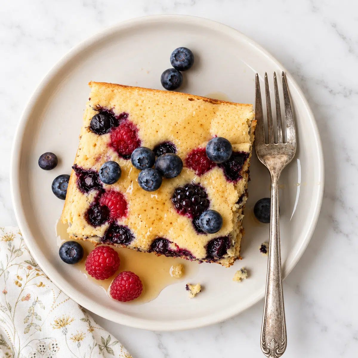Vegan Sheet Pancakes (Gluten-Free & Oil-Free)