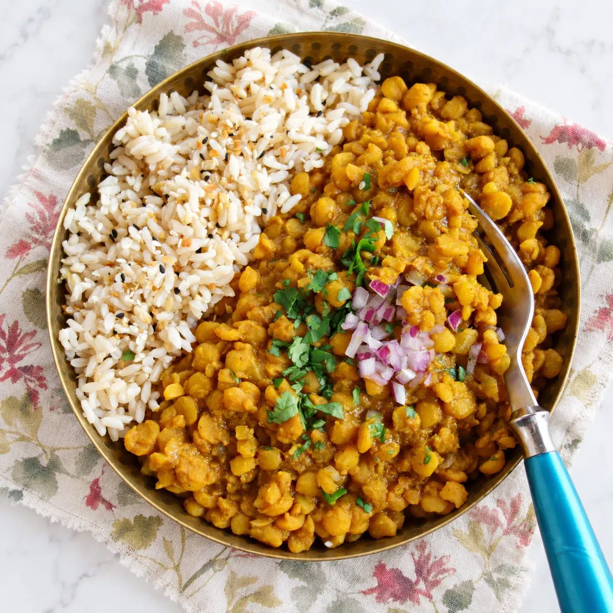 Straightforward Split Pea Curry (Vegan, Oil-Free)