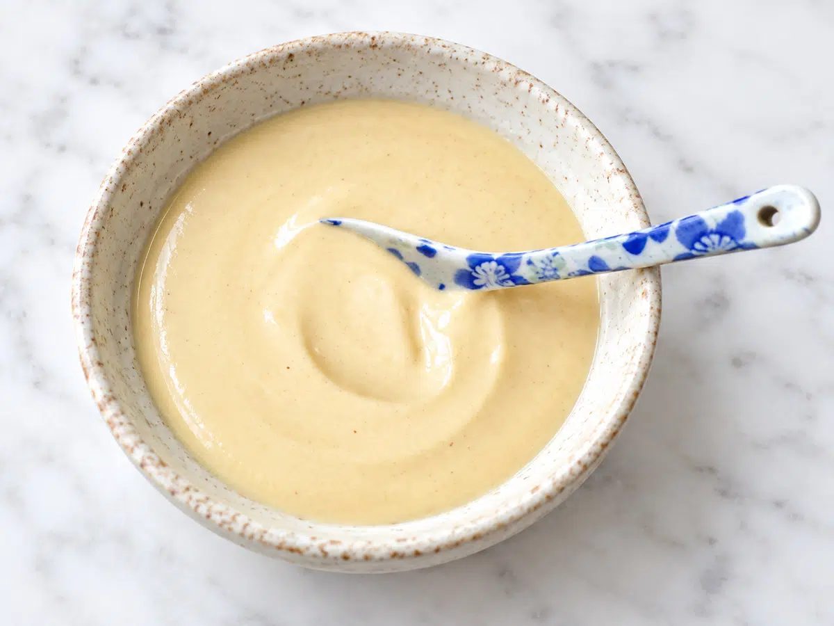 eggplant chickpea sheet pan dinner tahini sauce