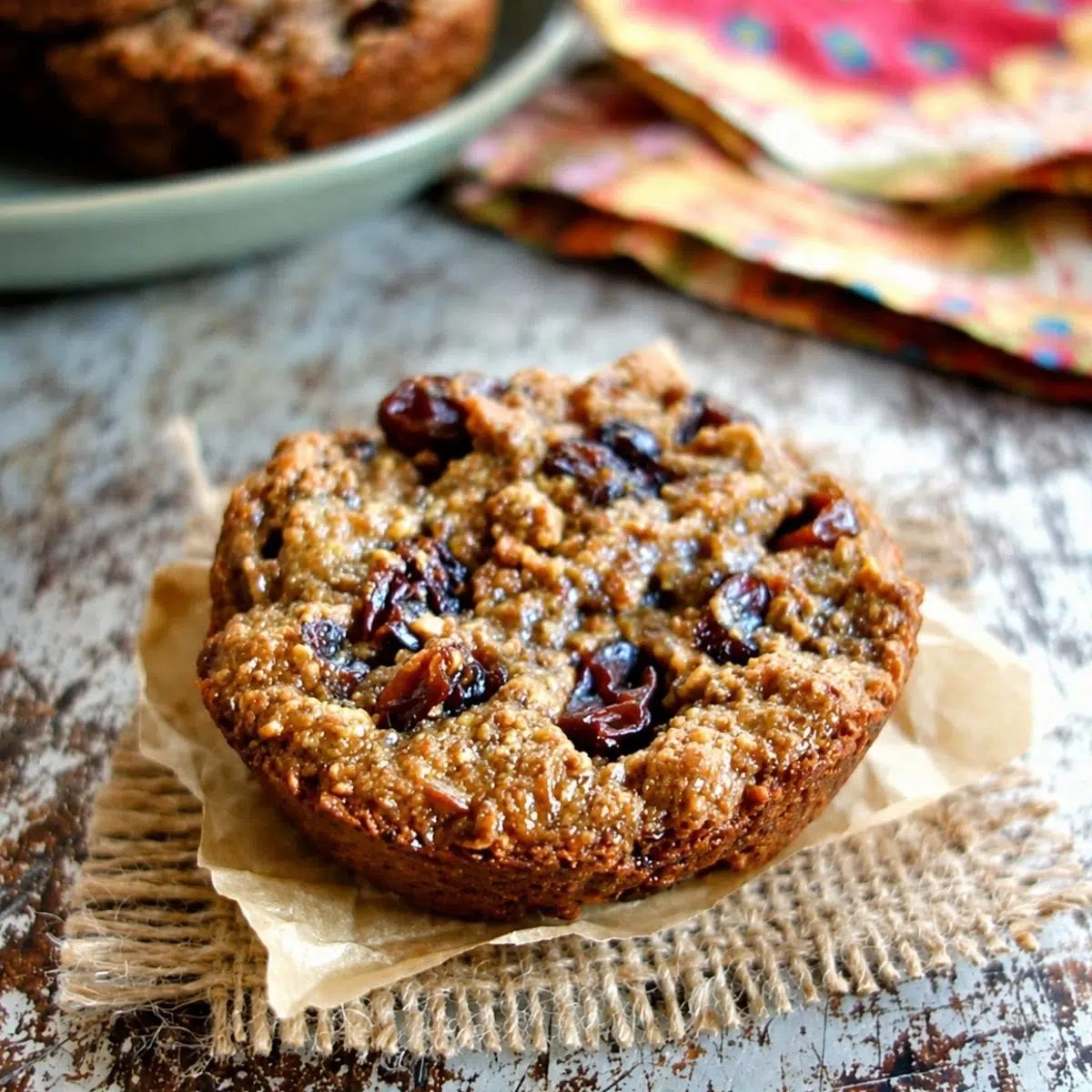 Flaxseed Breakfast Cookies (Crispy-Chewy & Vegan)