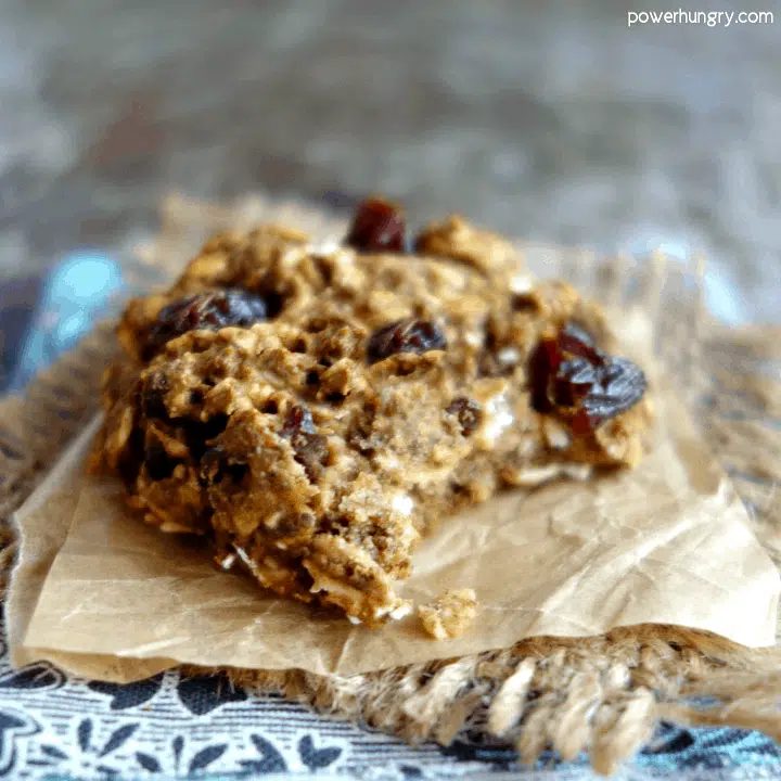 Flourless Vegan Oatmeal Raisin Cookies (GF, Oil-free)