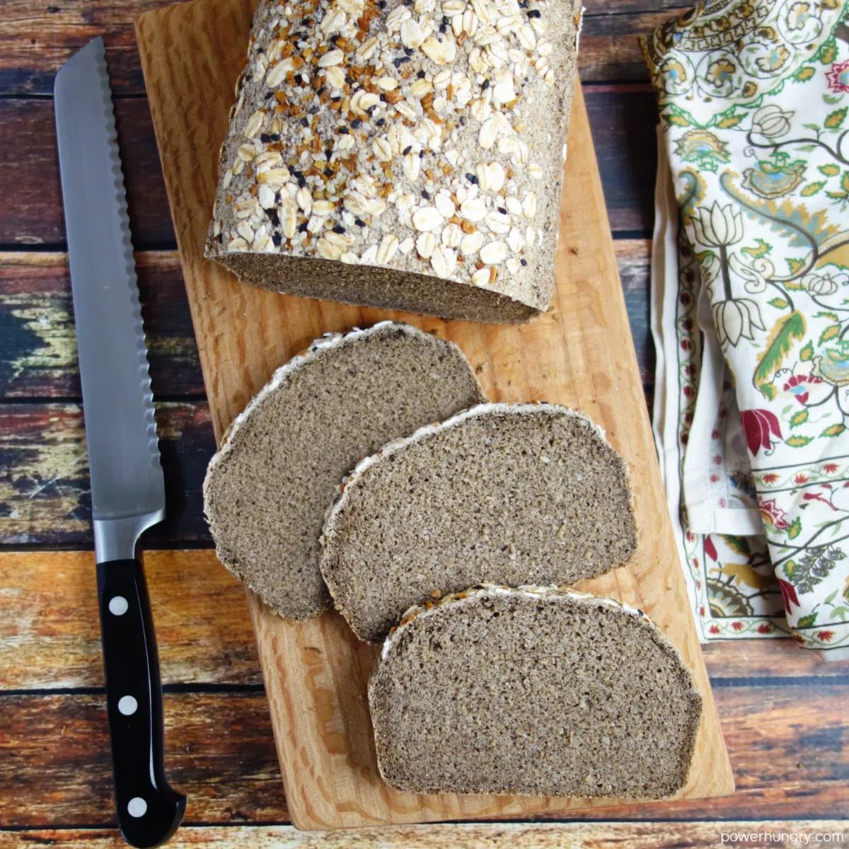 Gluten-Free Buckwheat Sandwich Bread (Oil-free, No yeast)