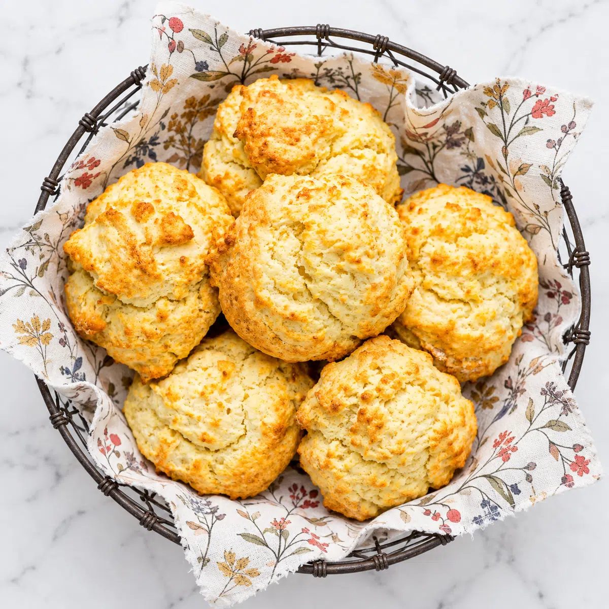 Chickpea Flour Drop Biscuits (Vegan & Grain-Free)