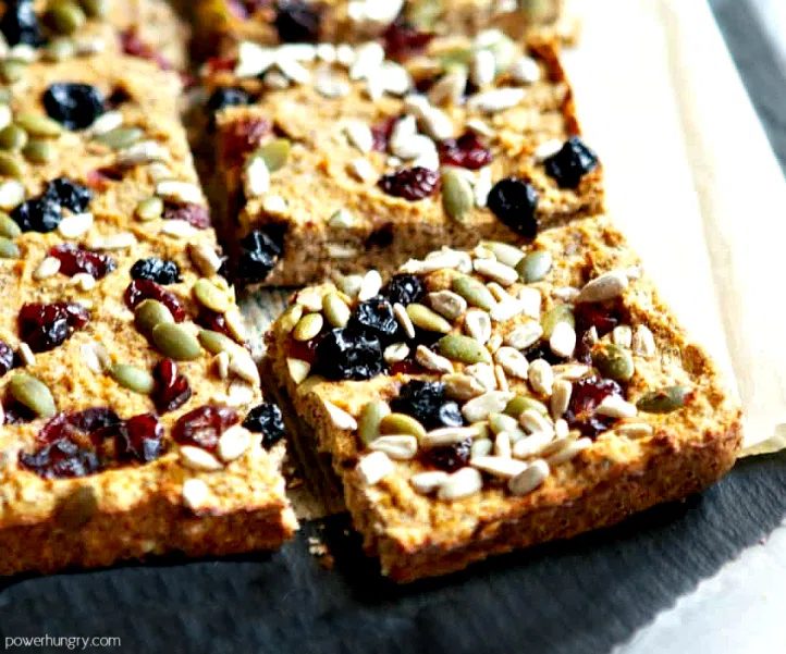 Vegan Coconut Flour Breakfast Bars (grain-free, oil-free)