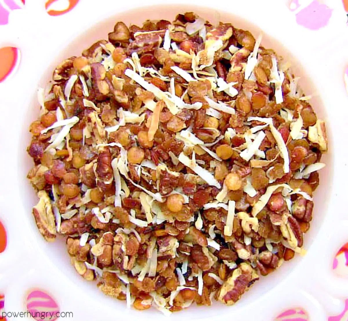 Grain-Free Red Lentil Granola (V, Oil-Free Option)